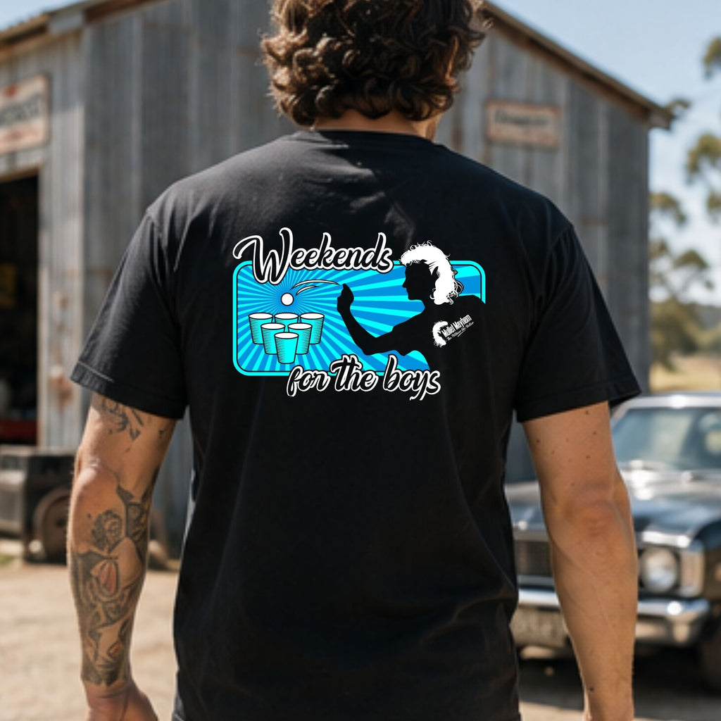 Weekends For The Boys Shots Adult Tee