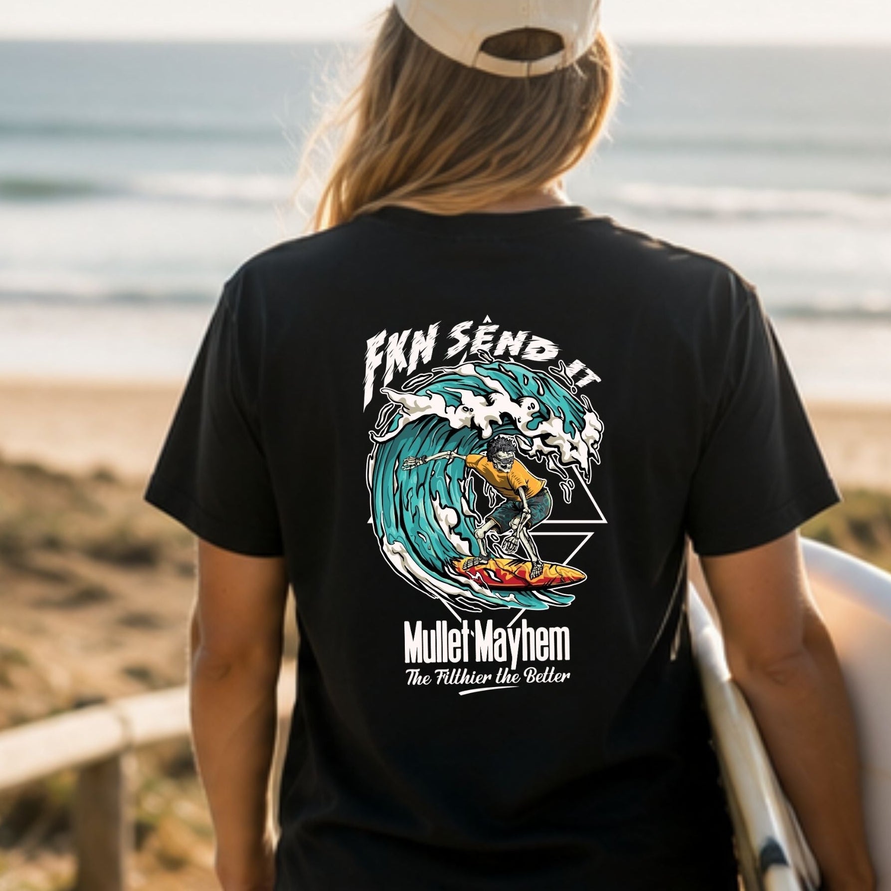 FKN Send It (surfing) MM Adult Tee