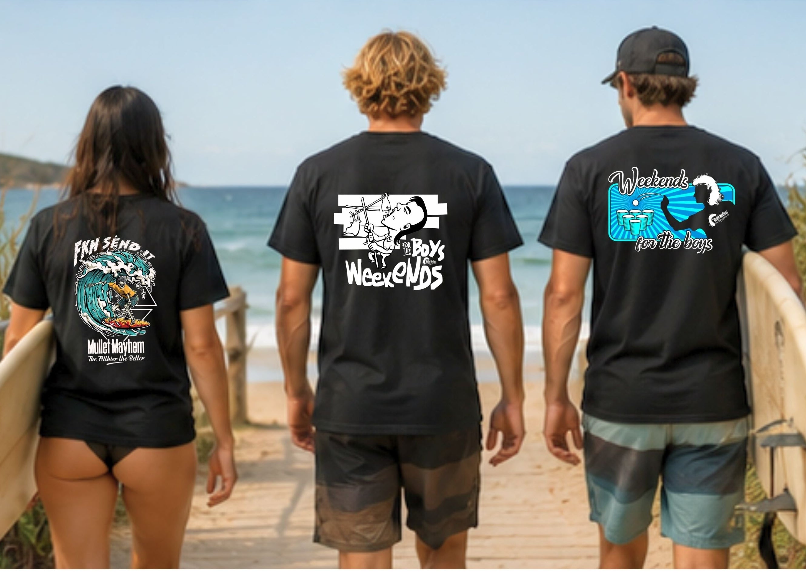 FKN Send It (surfing) MM Adult Singlet