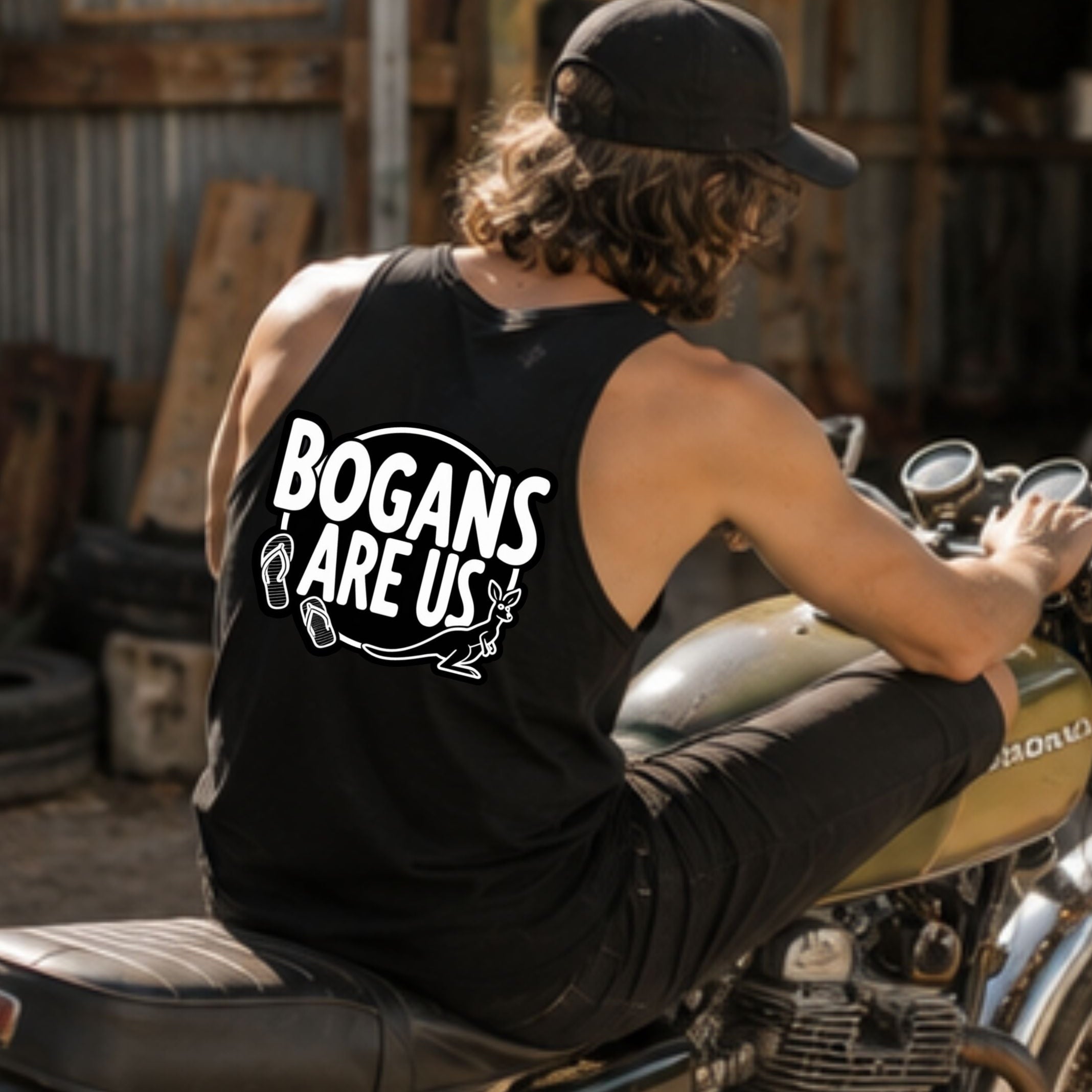 Bogan's are us singlet