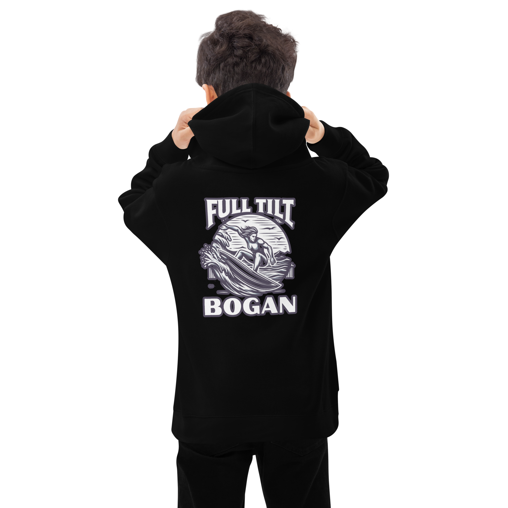Full Tilt Bogan Surfing Range- Kids Hoodie