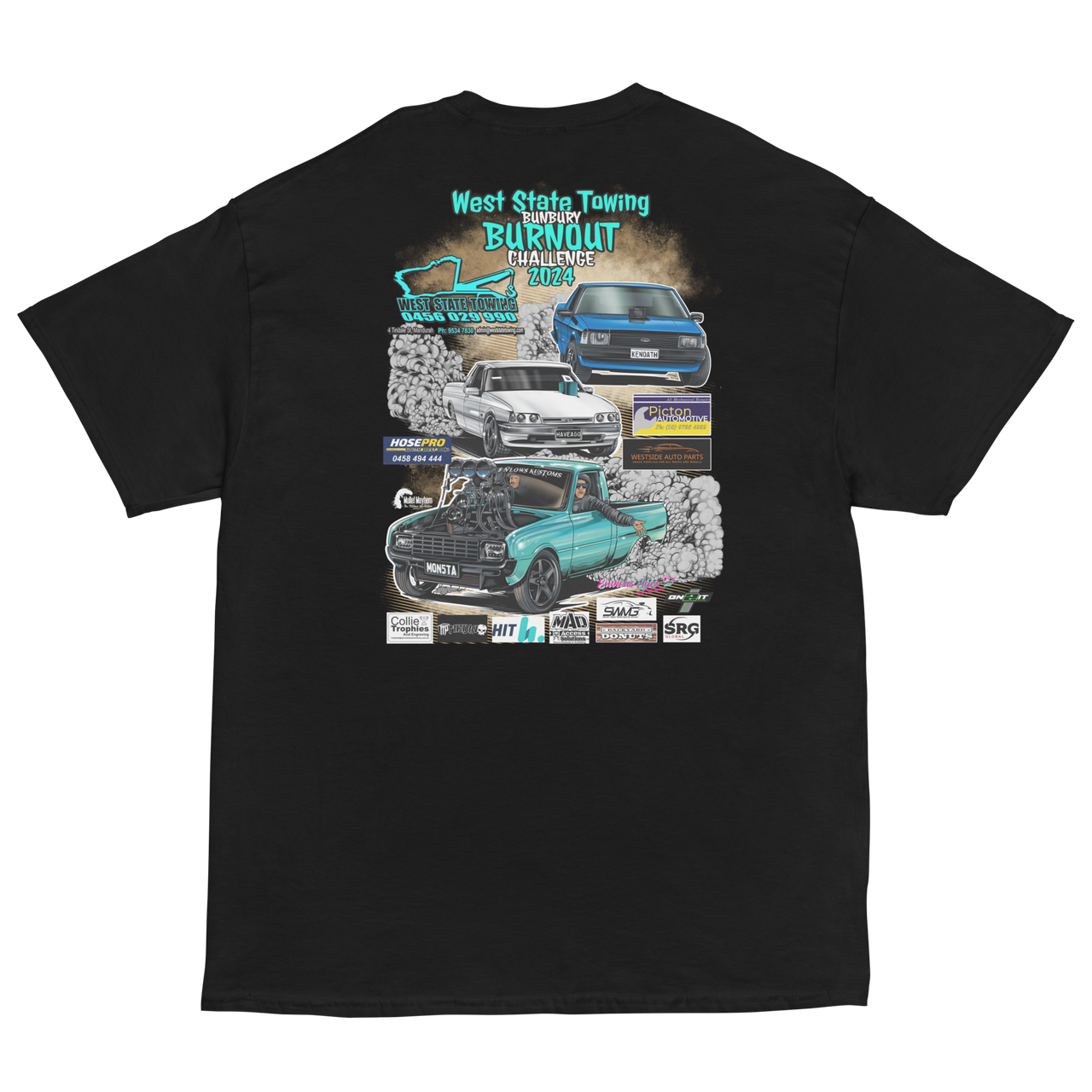 Bunbury Burn out Tee