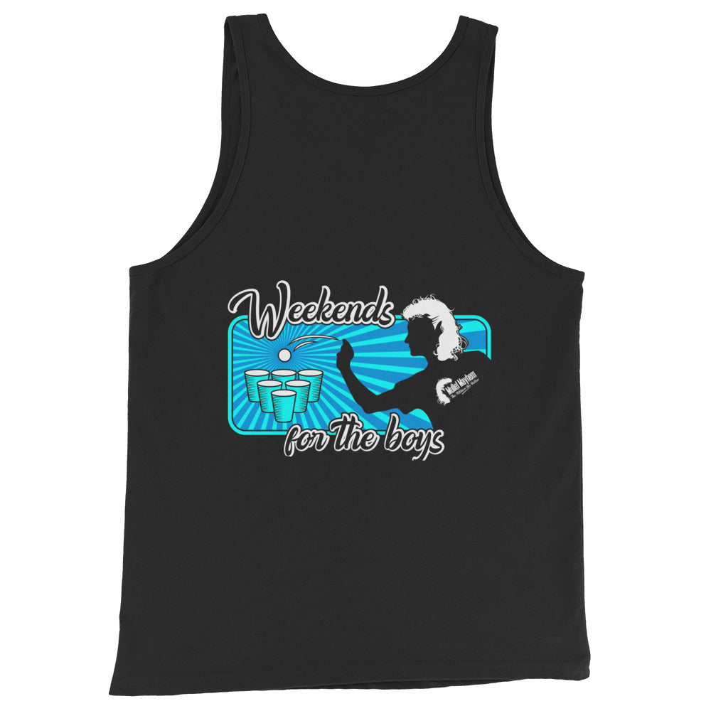Weekends For The Boys Shots Adult Singlet