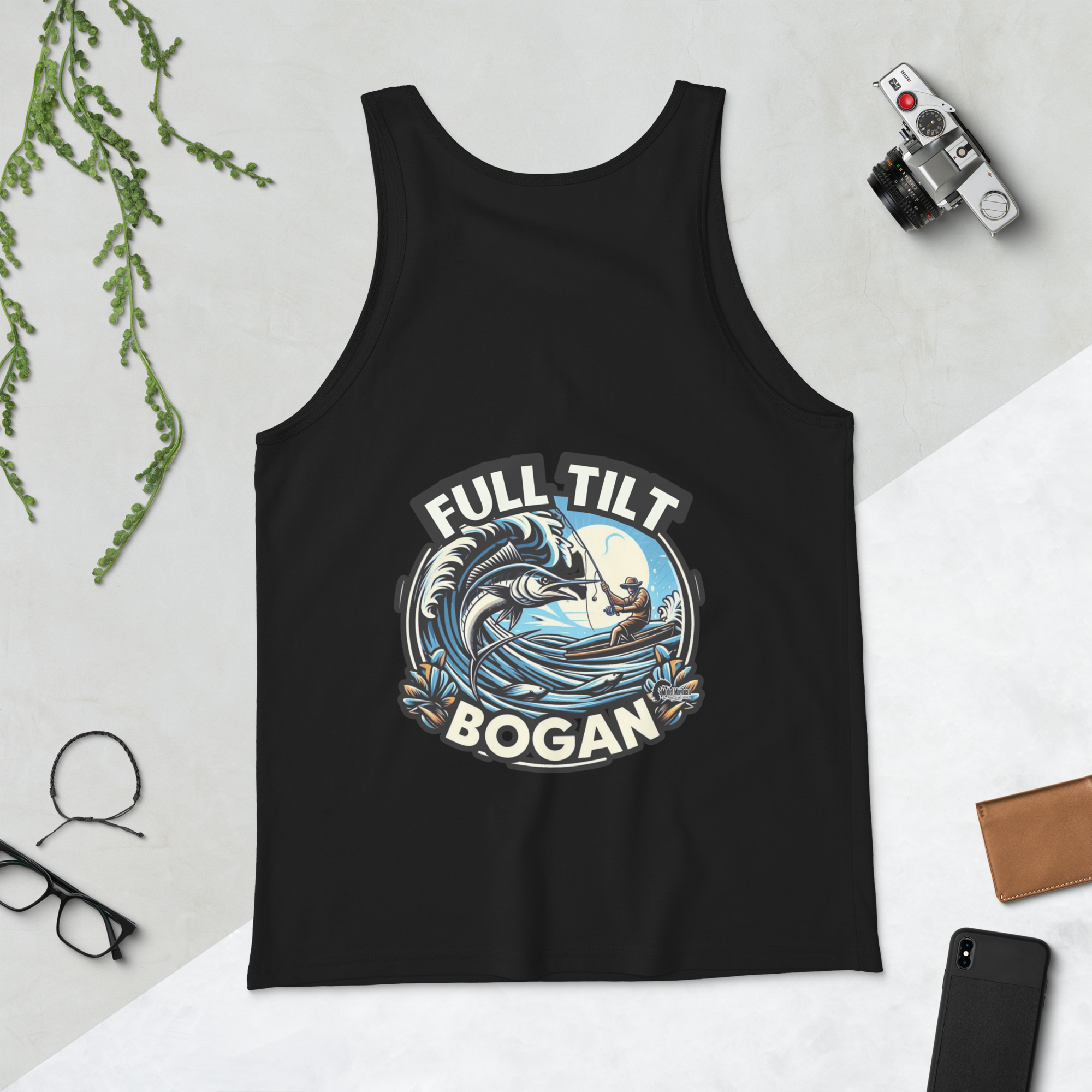 Full Tilt Bogan Fishing Range - Adult singlet