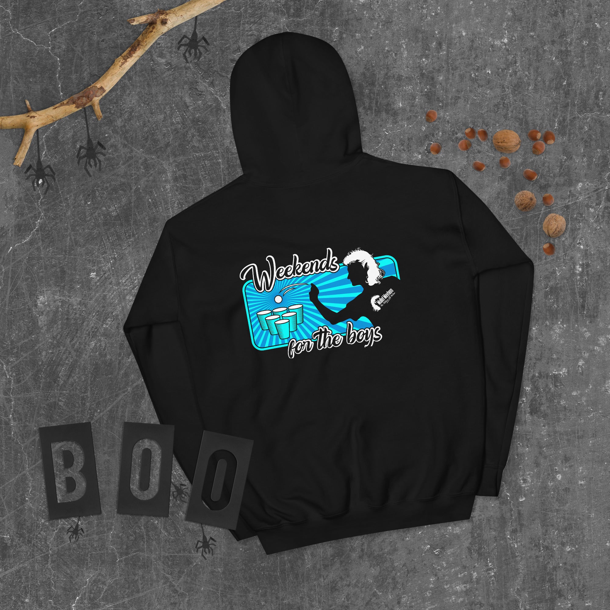 Weekends For The Boys Shots Adult Hoodie
