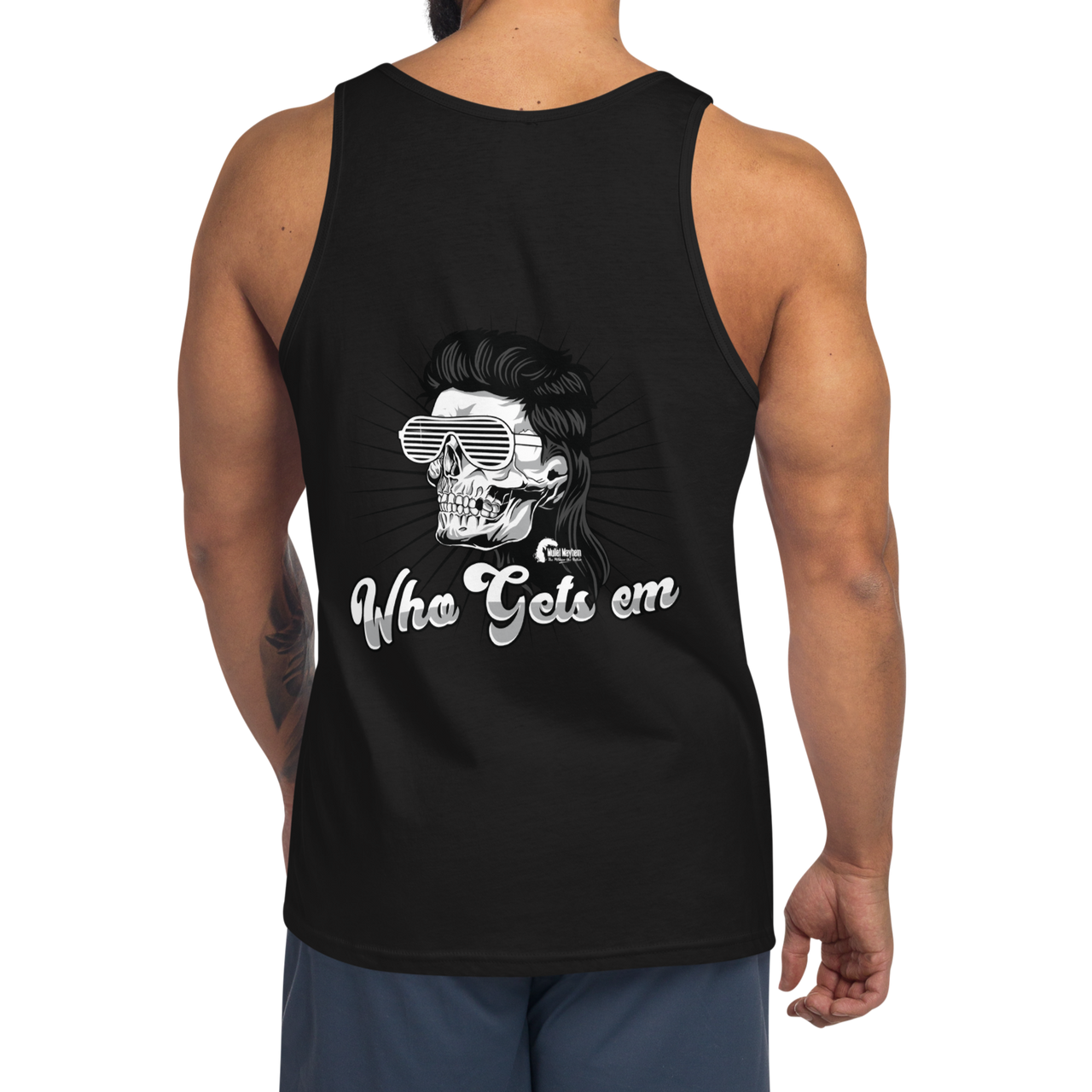 "Who Gets Em" Skull (singlet)